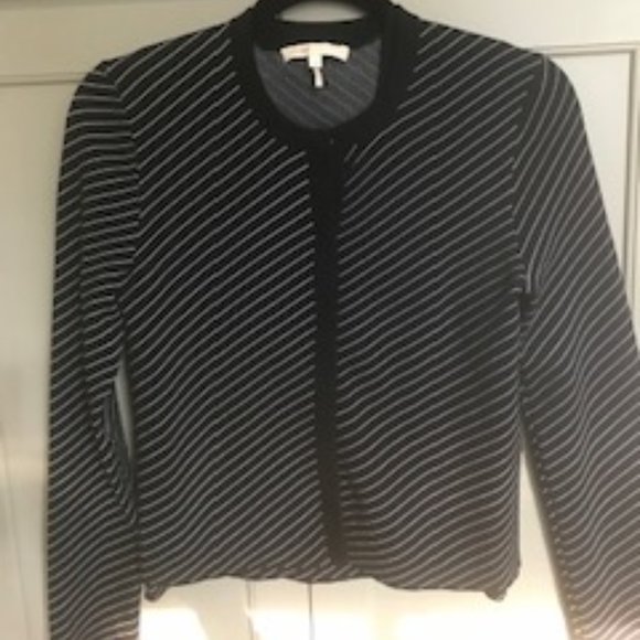 NWOT Maje Striped Stretch Knit 2 Piece Cardigan - Picture 10 of 12